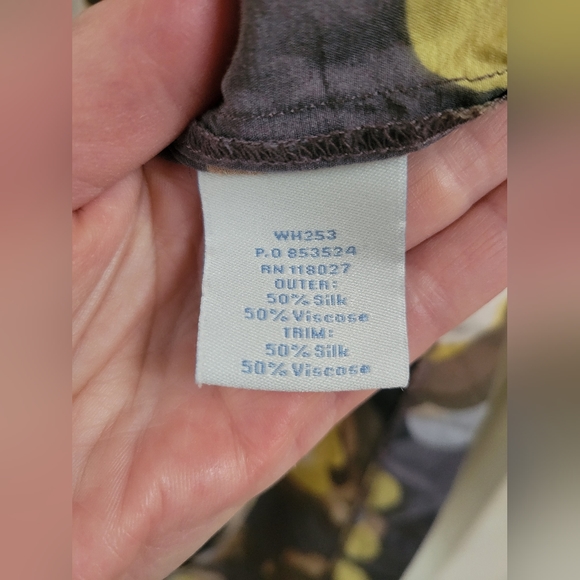 Boden Floral Silk Shift Dress - Picture 5 of 5